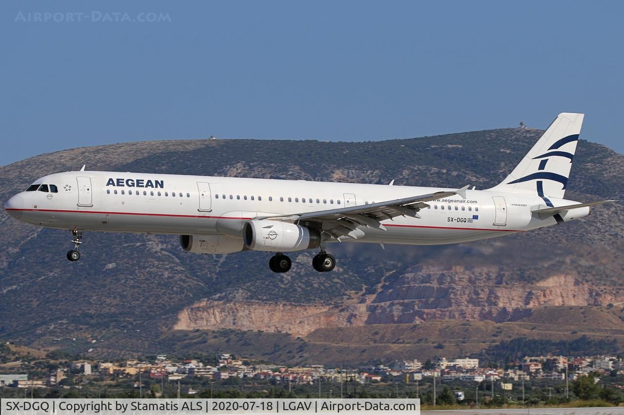 SX-DGQ, 2007 Airbus A321-232 C/N 3322, AEGEAN AIRLINES