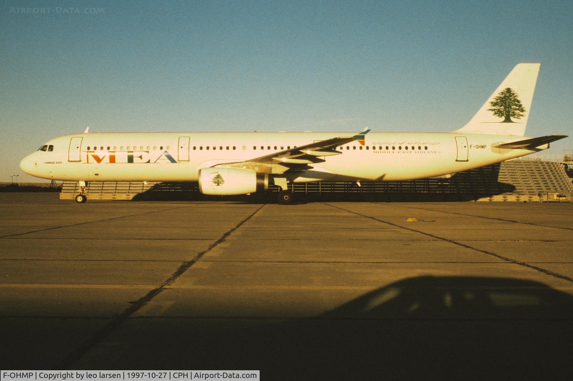 F-OHMP, 1997 Airbus A321-231 C/N 663, Copenhagen 27.10.1997