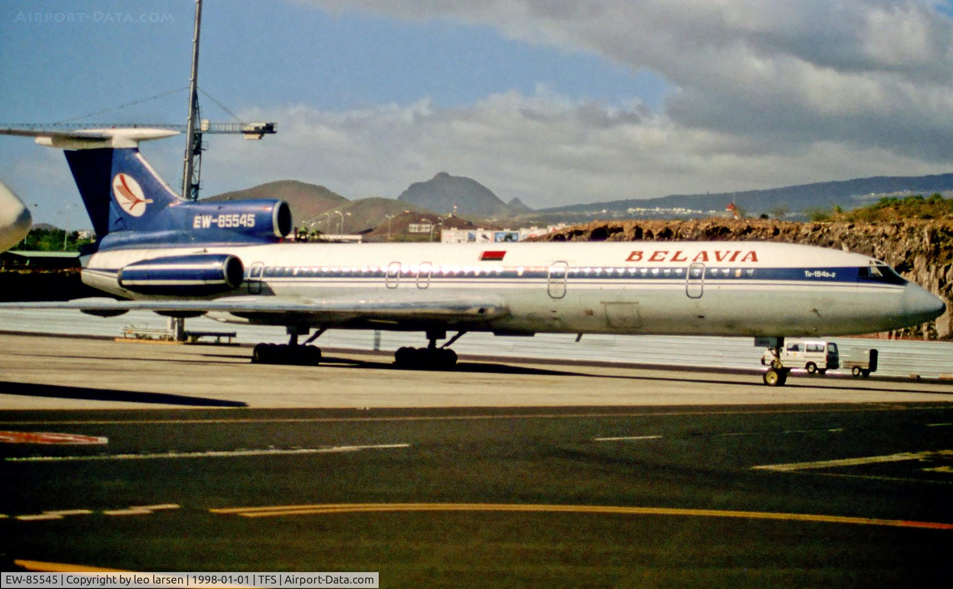 EW-85545, 1982 Tupolev Tu-154B-2 C/N 82A545, Tenerife South 1.1.1998