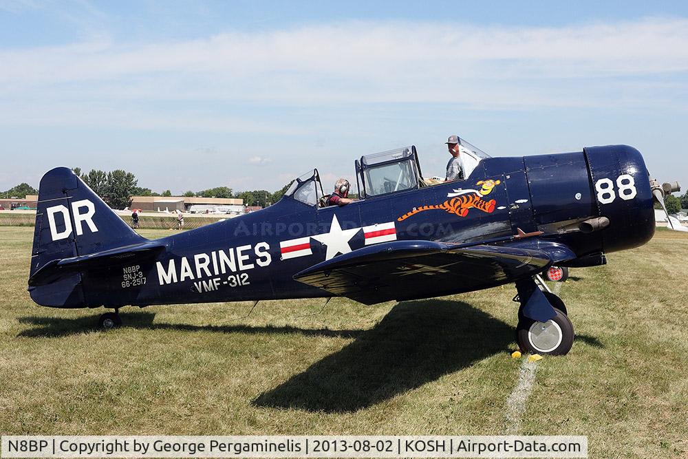 N8BP, 1942 Noorduyn AT-16 Harvard II C/N 66-2517, Oshkosh 2013.