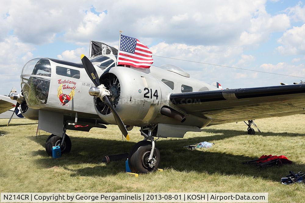N214CR, 1958 Beech AT-11 Kansan C/N 912, Oshkosh 2013.