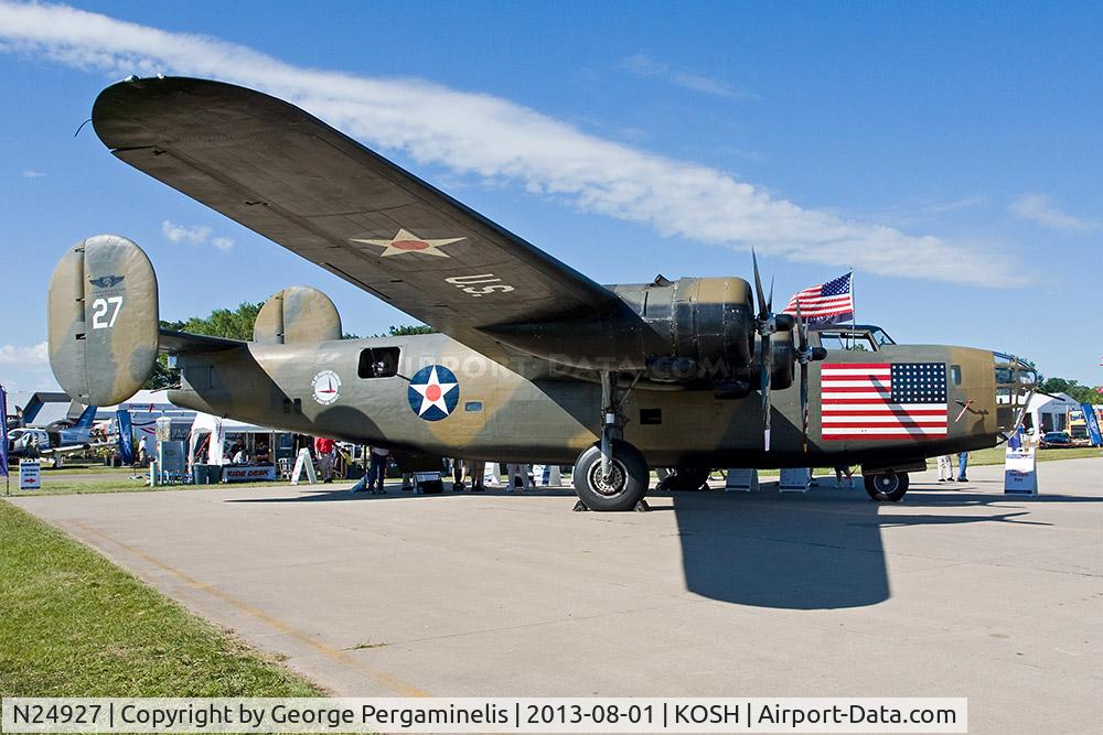 N24927, 1940 Consolidated Vultee RLB30 (B-24) C/N 18, Oshkosh 2013.