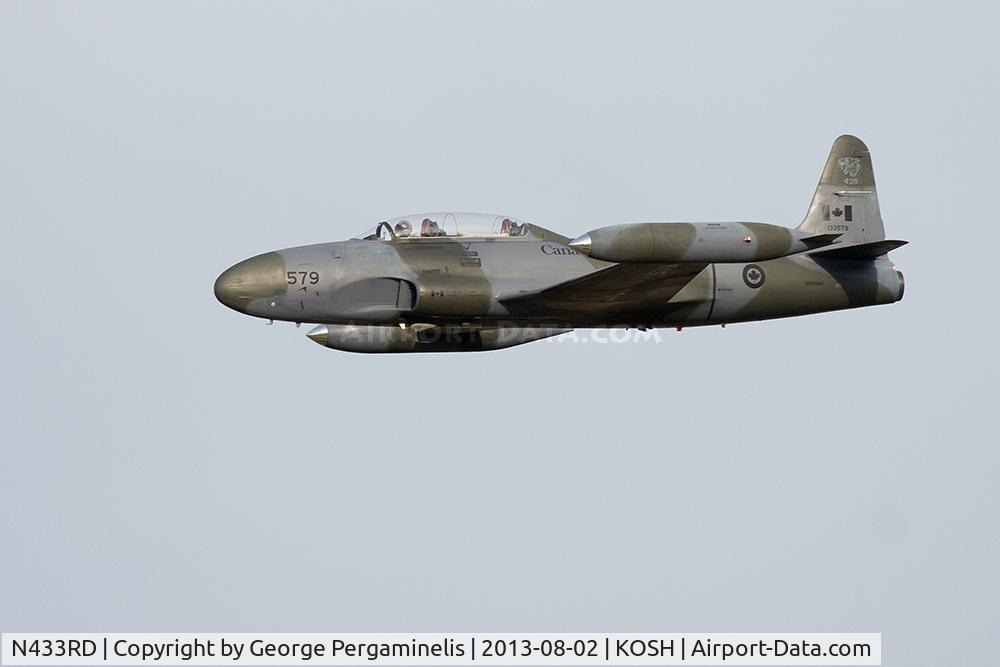 N433RD, 1952 Canadair CT-133 Silver Star C/N T33-579, Oshkosh 2013.