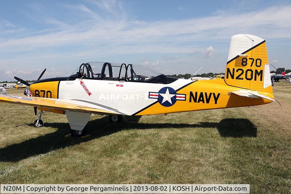 N20M, 1956 Beech-Parks D-45 C/N BG-204, Oshkosh 2013.