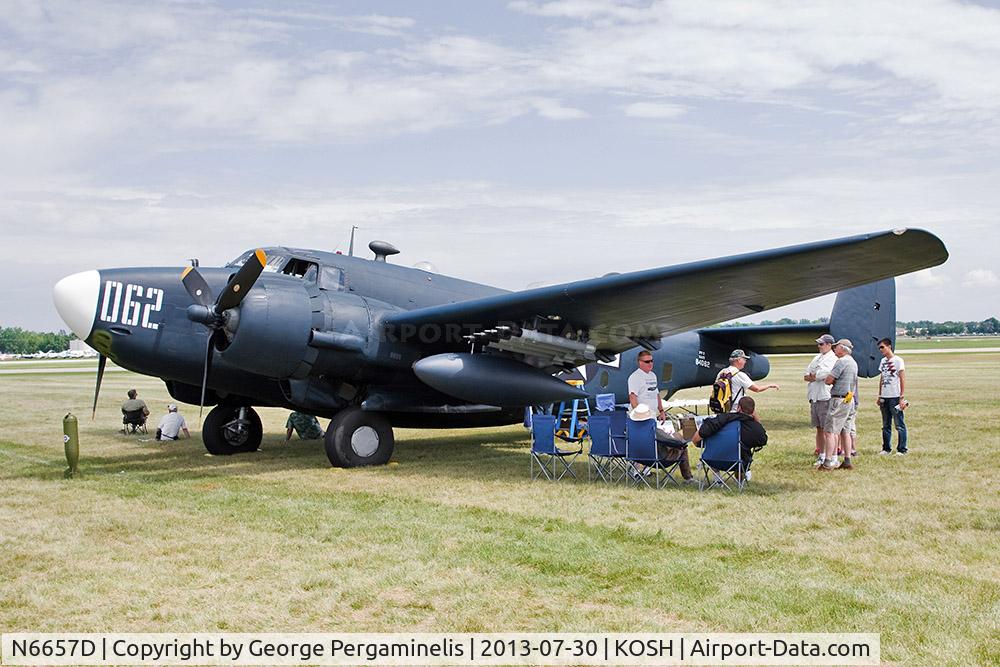 N6657D, 1945 Lockheed PV-2D Harpoon C/N 15-1606, Oshkosh 2013.