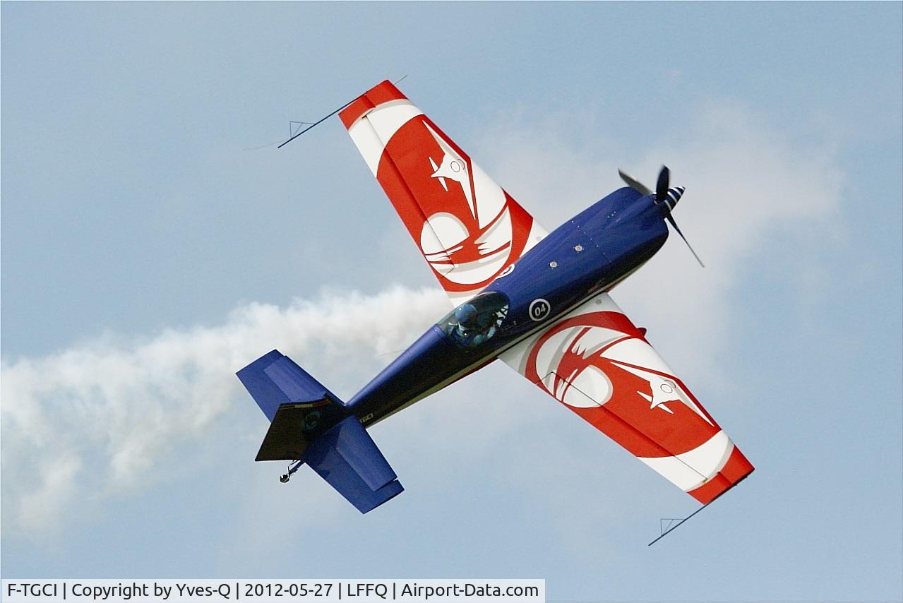 F-TGCI, Extra EA-330SC C/N 04, Extra 330SC, On display, La Ferté-Alais Airfield (LFFQ) Air Show 2012