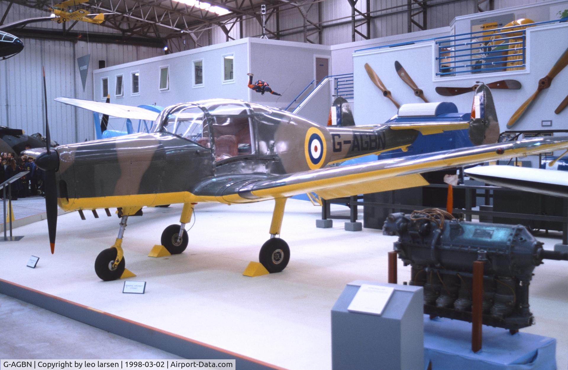 G-AGBN, 1941 General Aircraft GAL-42 Cygnet II C/N GAL/42/111, Museum of Flight 2.3.1998