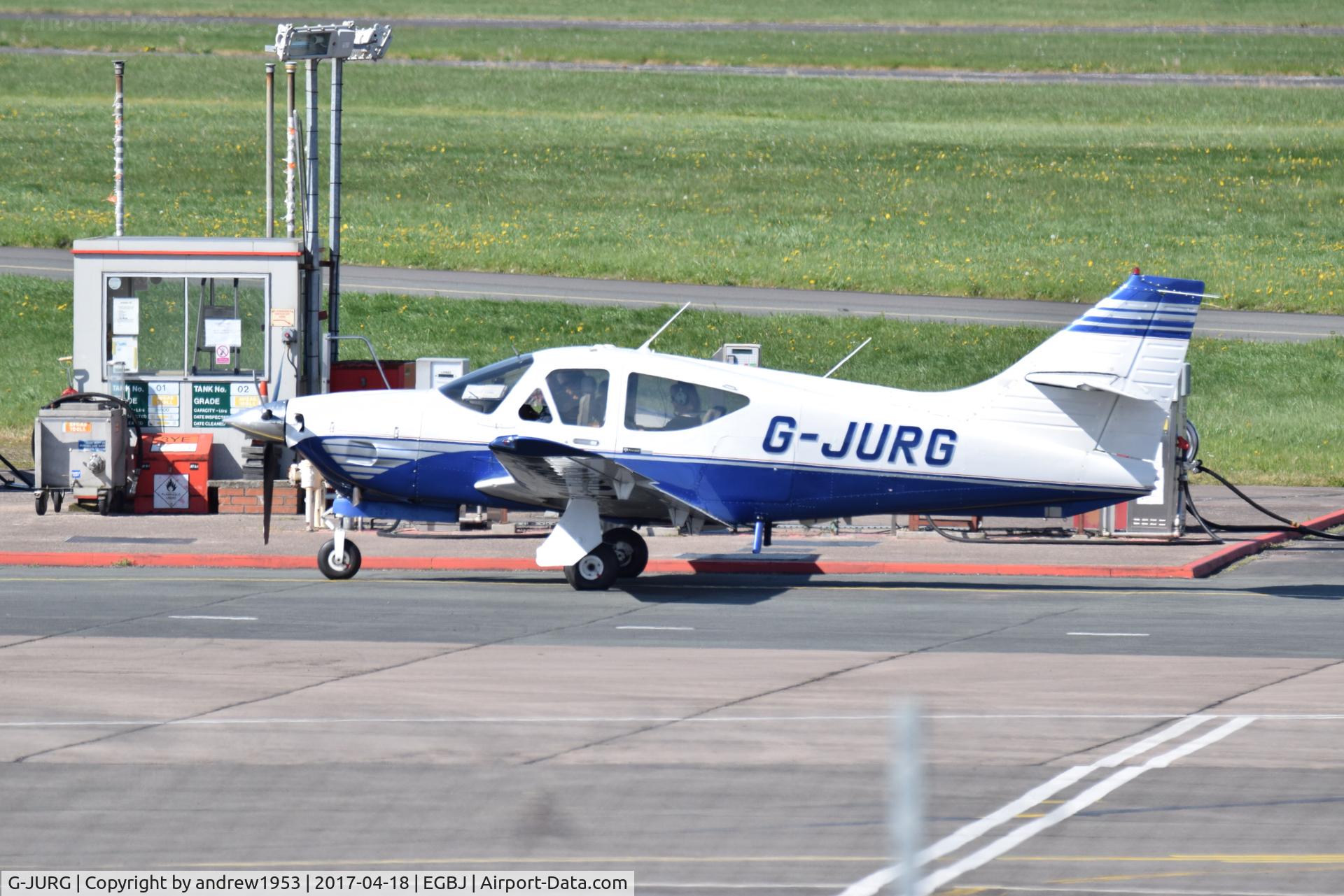 G-JURG, 1979 Rockwell Commander 114A C/N 14516, G-JURG at Gloucestershire Airport.