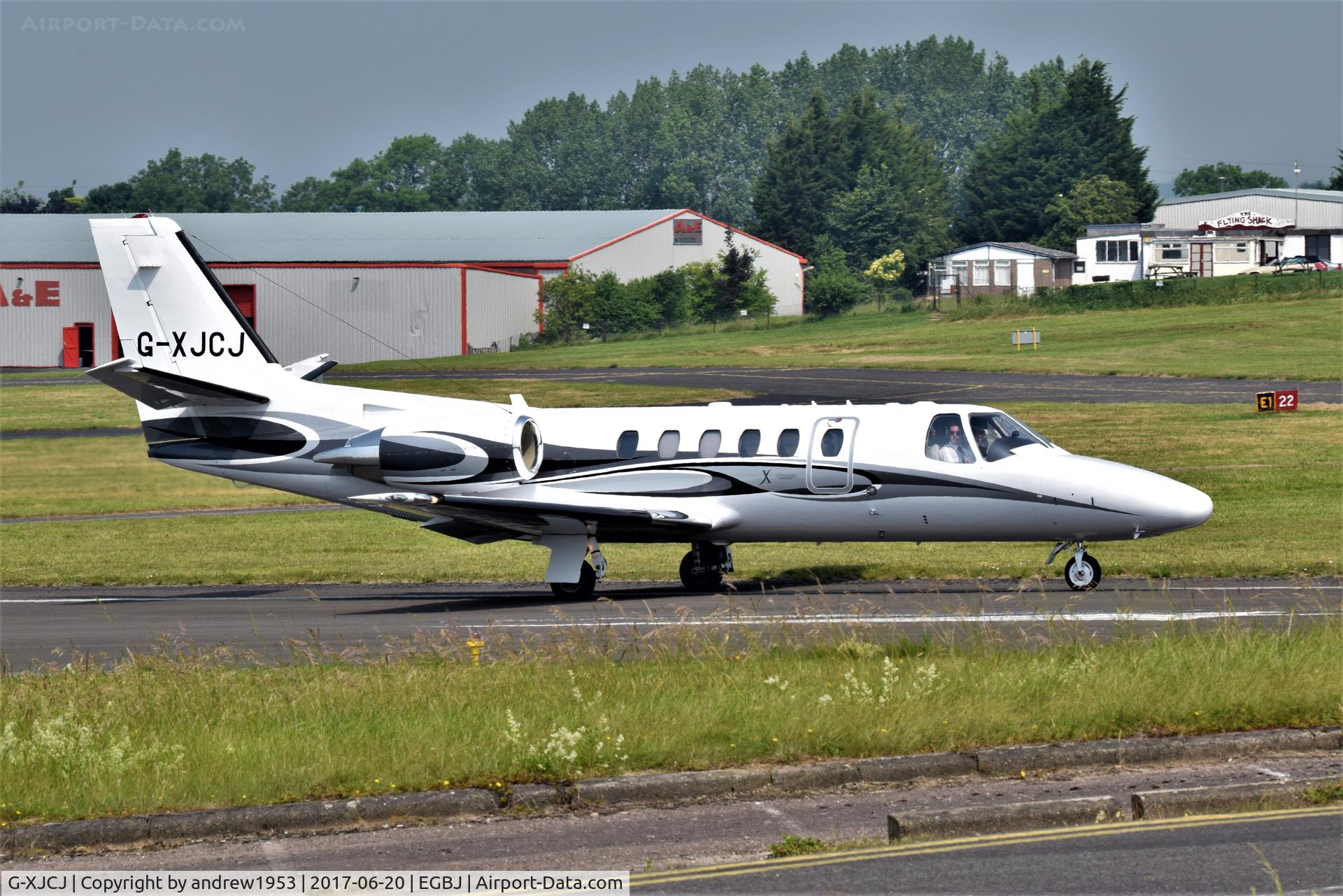 G-XJCJ, 2006 Cessna 550 Citation Bravo C/N 550-1129, G-XJCJ at Gloucestershire Airport.