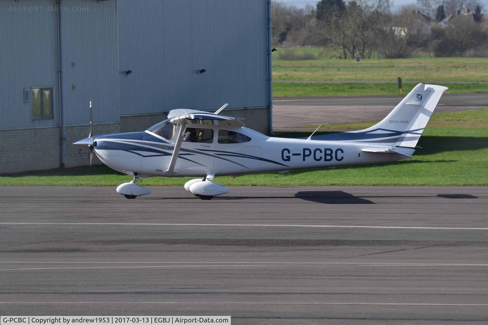 G-PCBC, 2007 Cessna 182T Skylane C/N 18281946, G-PCBC at Gloucestershire Airport.