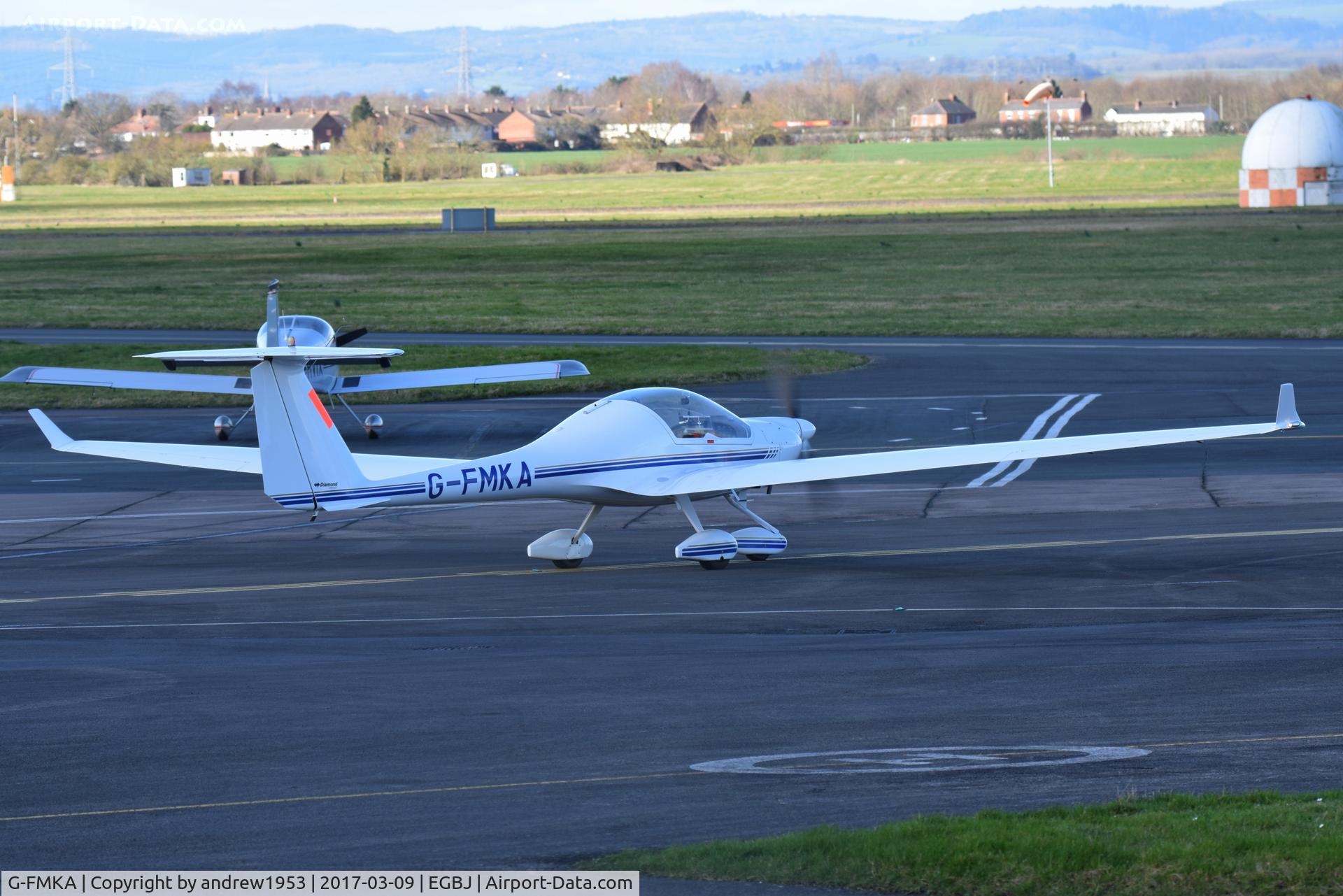 G-FMKA, 2000 Diamond HK-36TC Super Dimona C/N 36672, G-FMKA at Gloucestershire Airport.