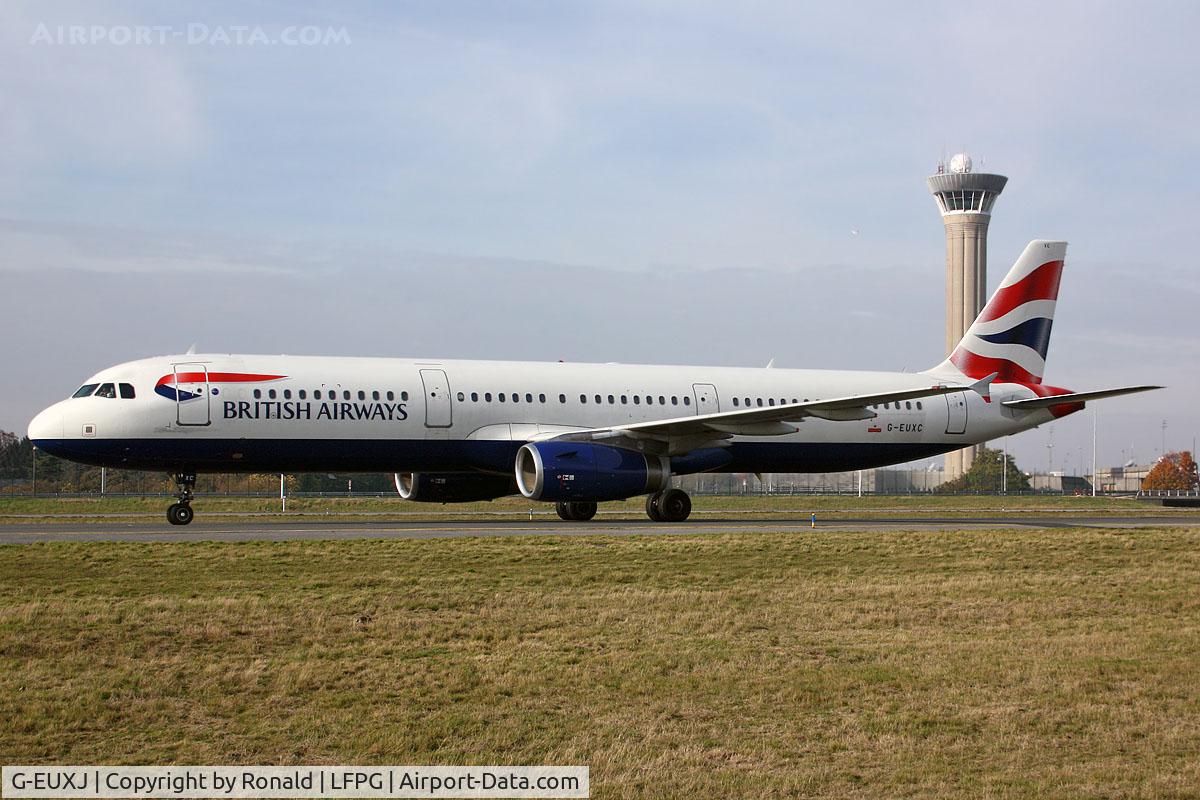 G-EUXJ, 2007 Airbus A321-231 C/N 3081, at cdg