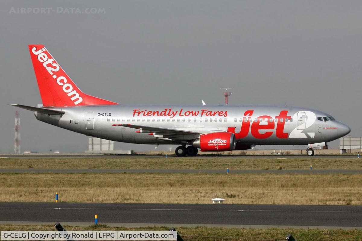 G-CELG, 1988 Boeing 737-377 C/N 24303, at cdg