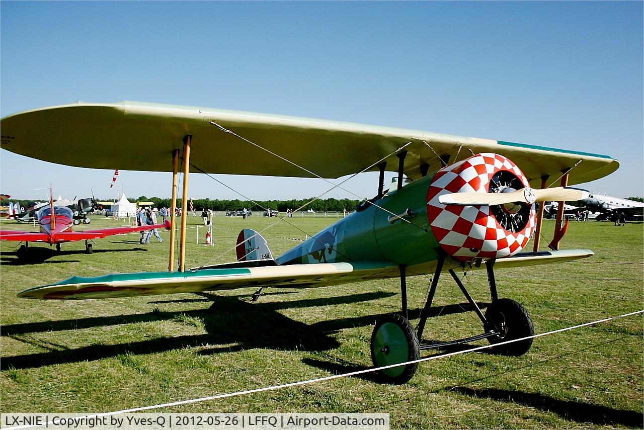 LX-NIE, 2011 Nieuport 28 C.1 Replica C/N 100, Nieuport 28 C.1 Replica, Static display, La Ferté-Alais airfield (LFFQ) Air show 2012