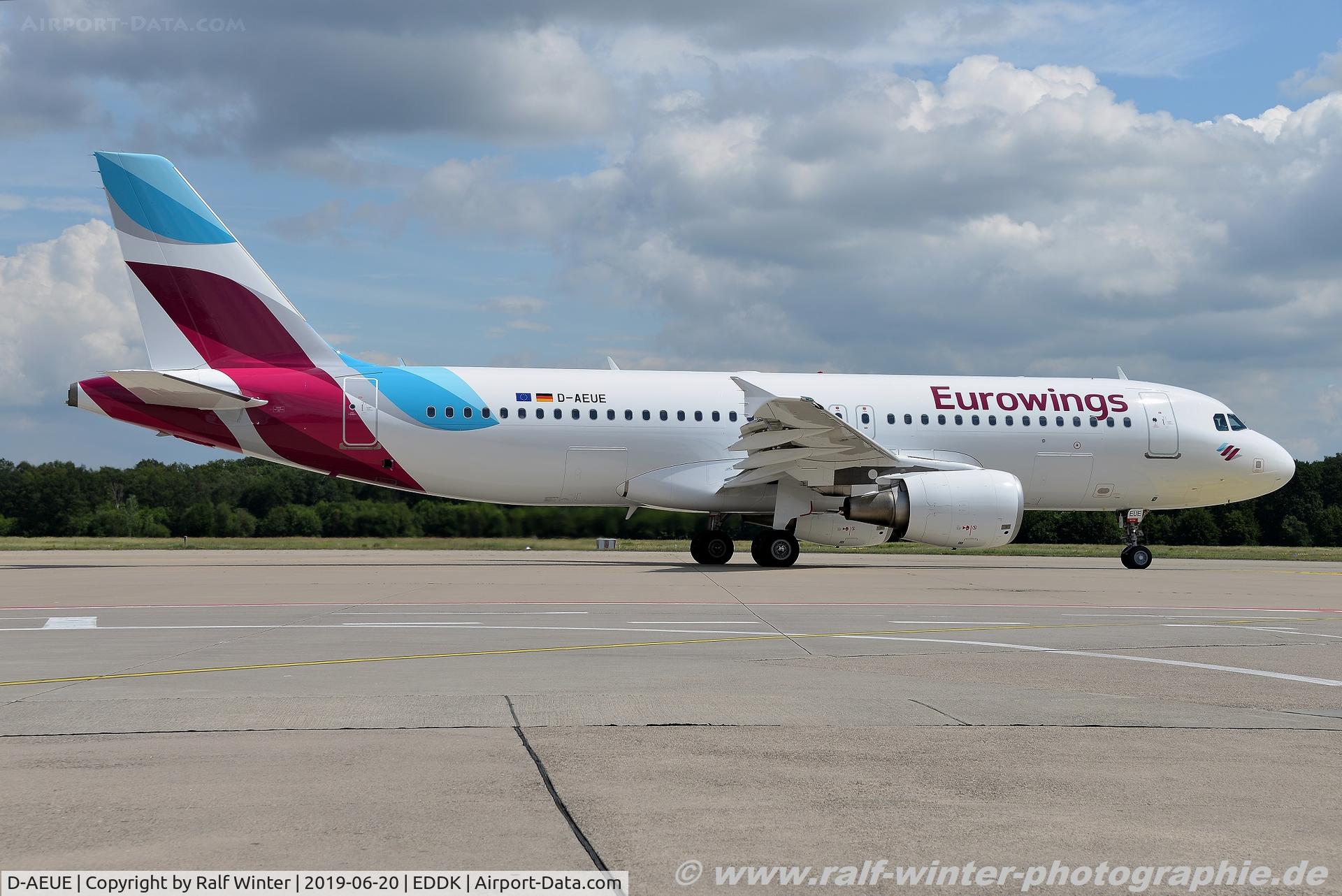 D-AEUE, 2010 Airbus A320-214 C/N 4161, Airbus A320-214 - EW EWG Eurowings - 4161 - D-AEUE - 20.06.2019 - CGN