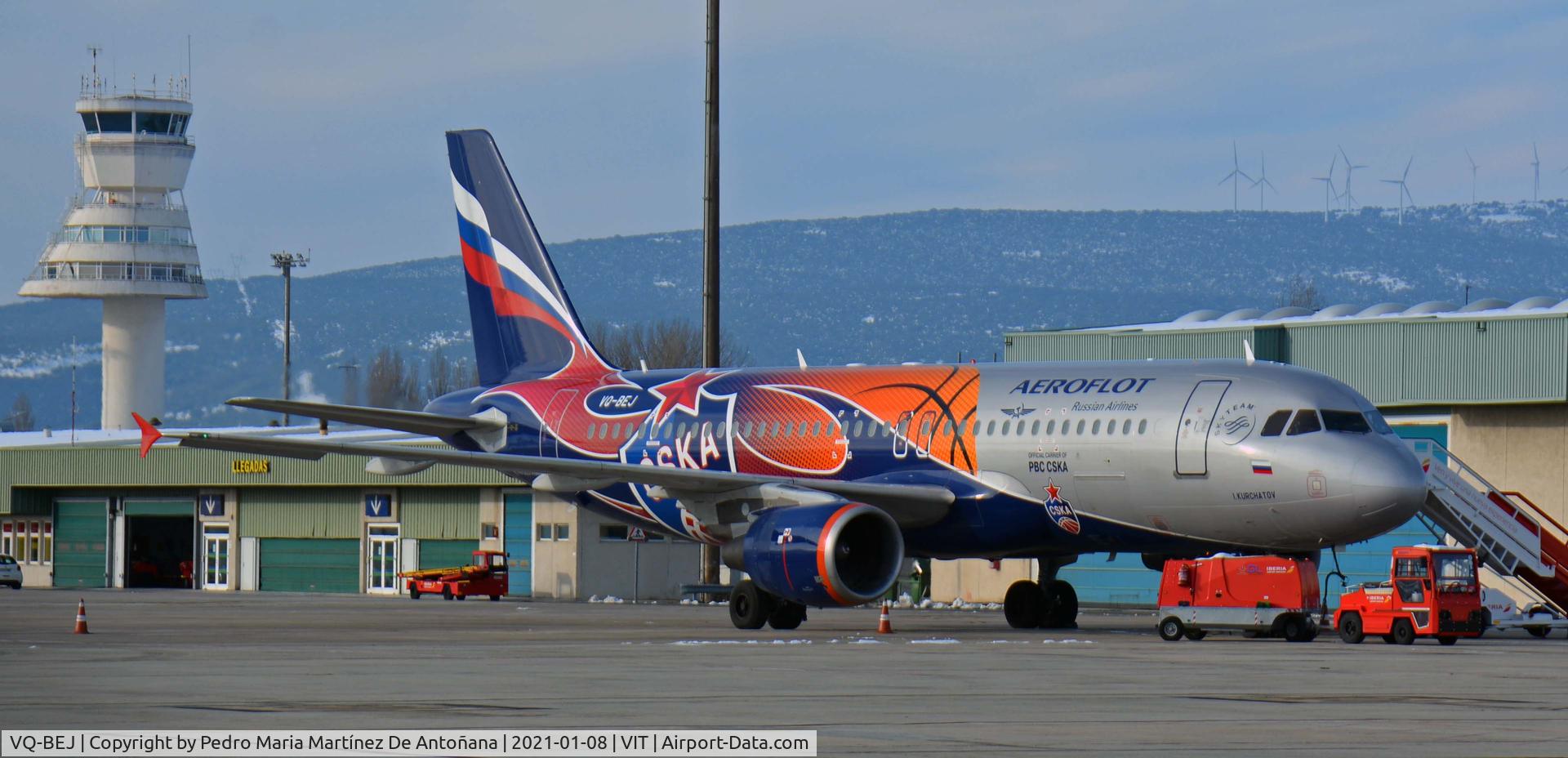 VQ-BEJ, 2010 Airbus A320-214 C/N 4160, Aeropuerto de Foronda - Vitoria-Gasteiz - Euskadi - España