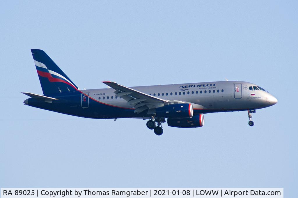 RA-89025, 2014 Sukhoi SuperJet 100-95B C/N 95047, Aeroflot - Russian International Airlines Sukhoi Superjet 100-95B