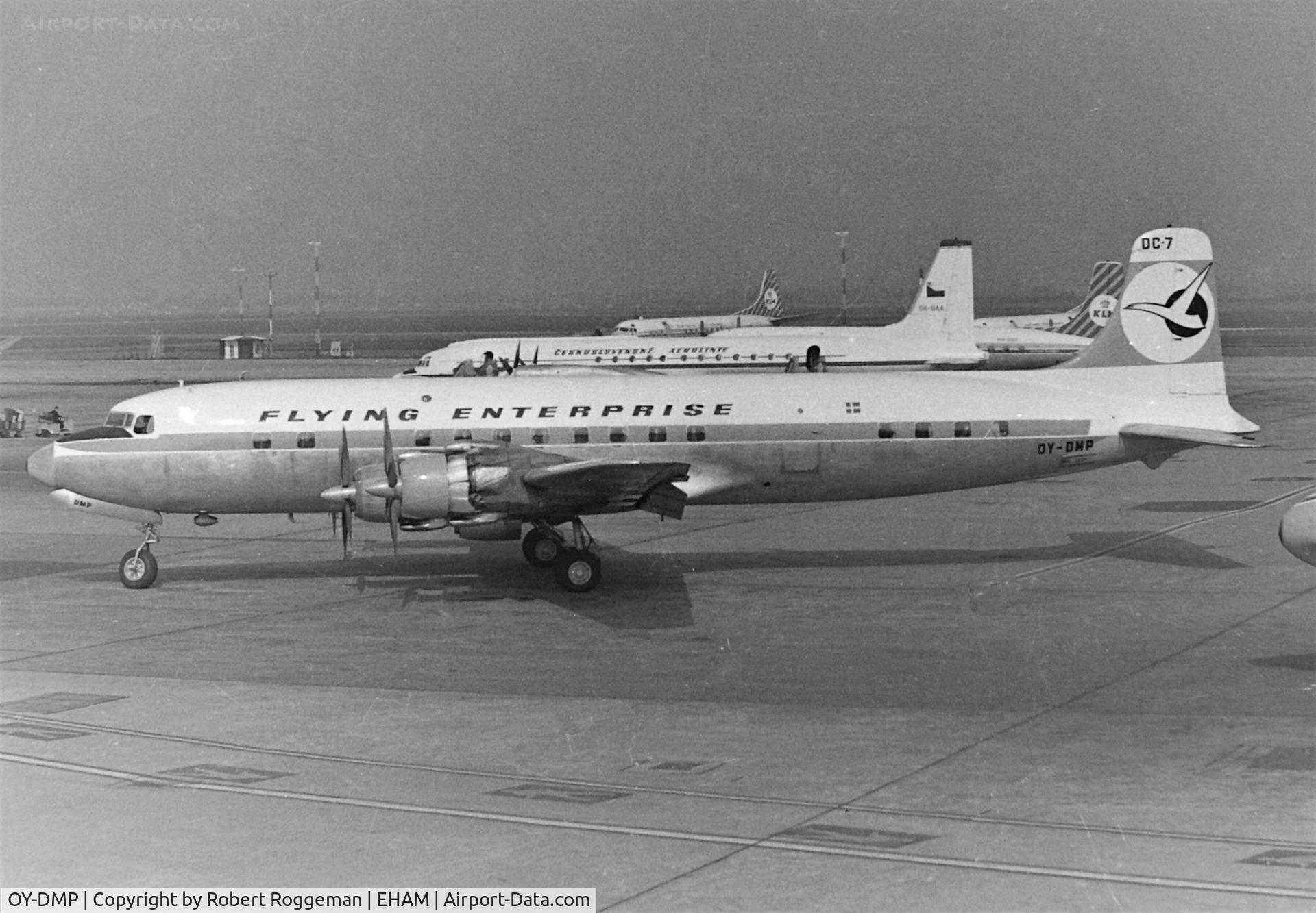OY-DMP, 1953 Douglas DC-7 C/N 44131, 1965.FLYING ENTERPRISE.