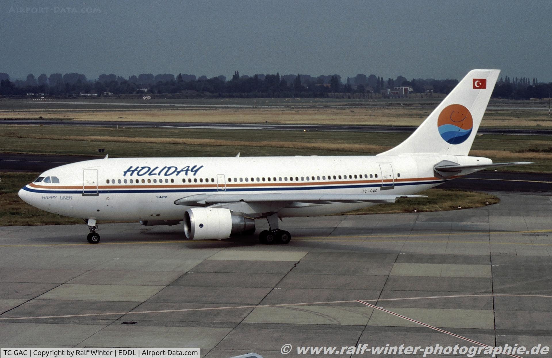 TC-GAC, 1983 Airbus A310-222 C/N 278, Airbus A310-222(F) - HW HLD Holiday Air - 278 - TC-GAC - 1994 - DUS