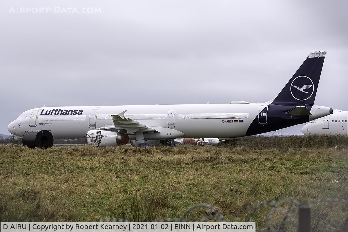 D-AIRU, 1997 Airbus A321-131 C/N 692, Being stored at EINN