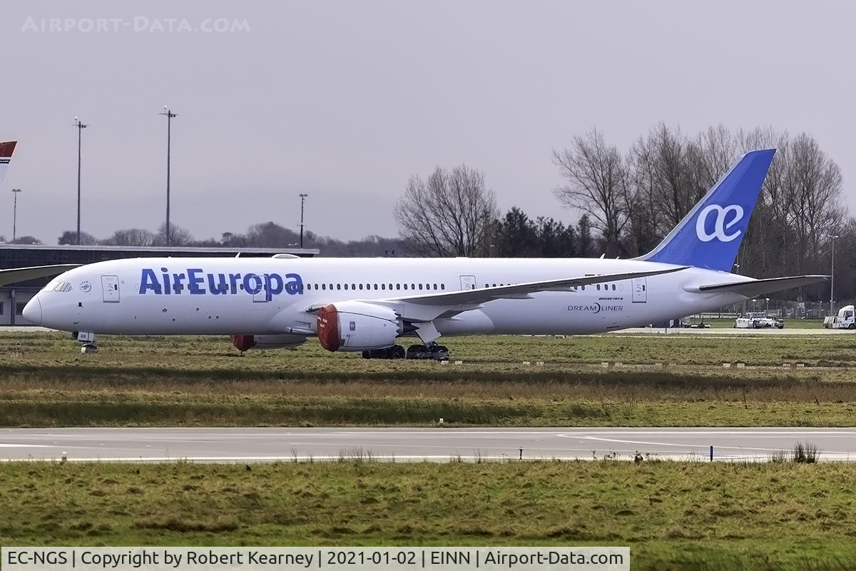 EC-NGS, 2020 Boeing 787-9 Dreamliner C/N 65090, Being stored at EINN