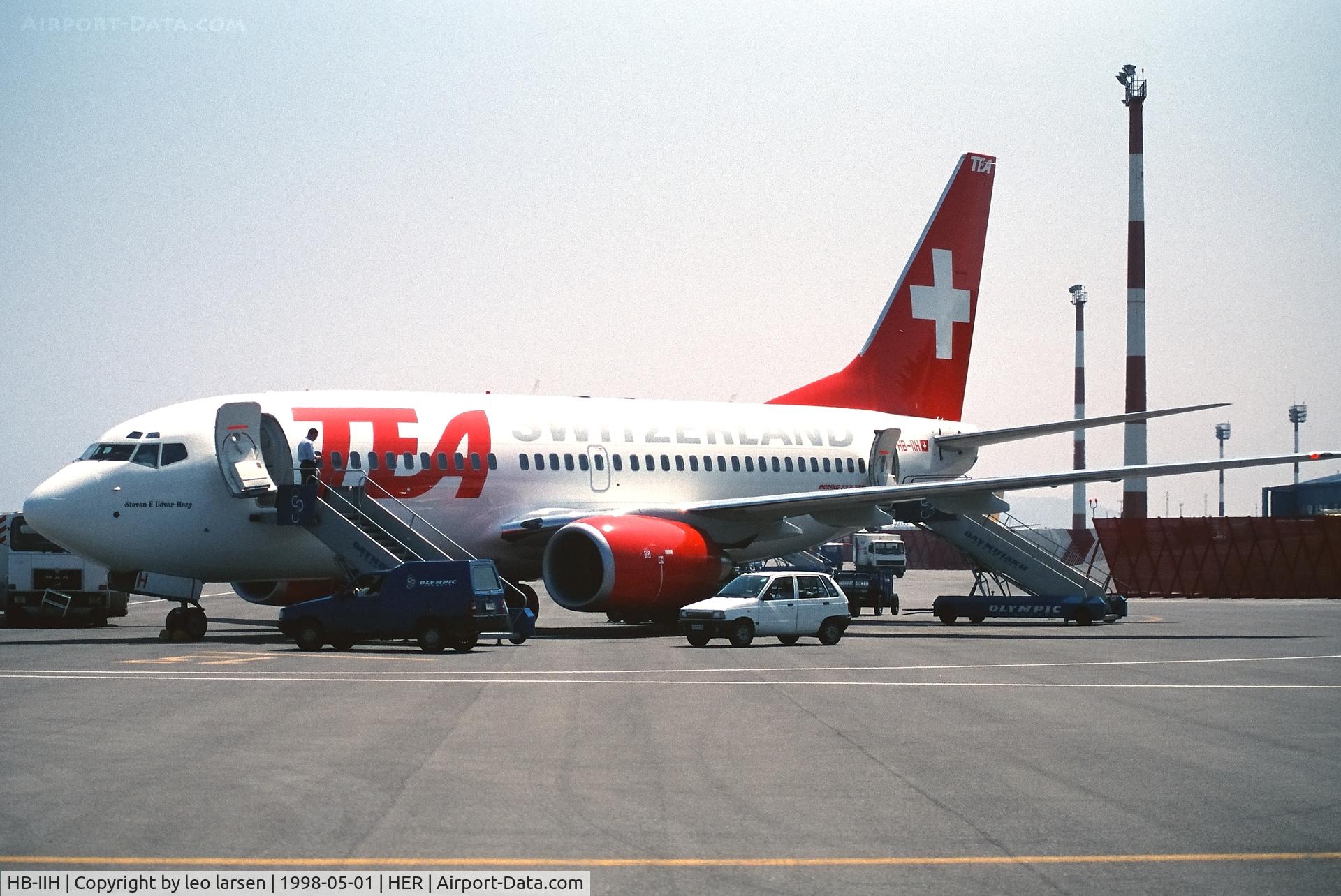 HB-IIH, 1998 Boeing 737-7Q8 C/N 28209, Heraklion 1.5.1998