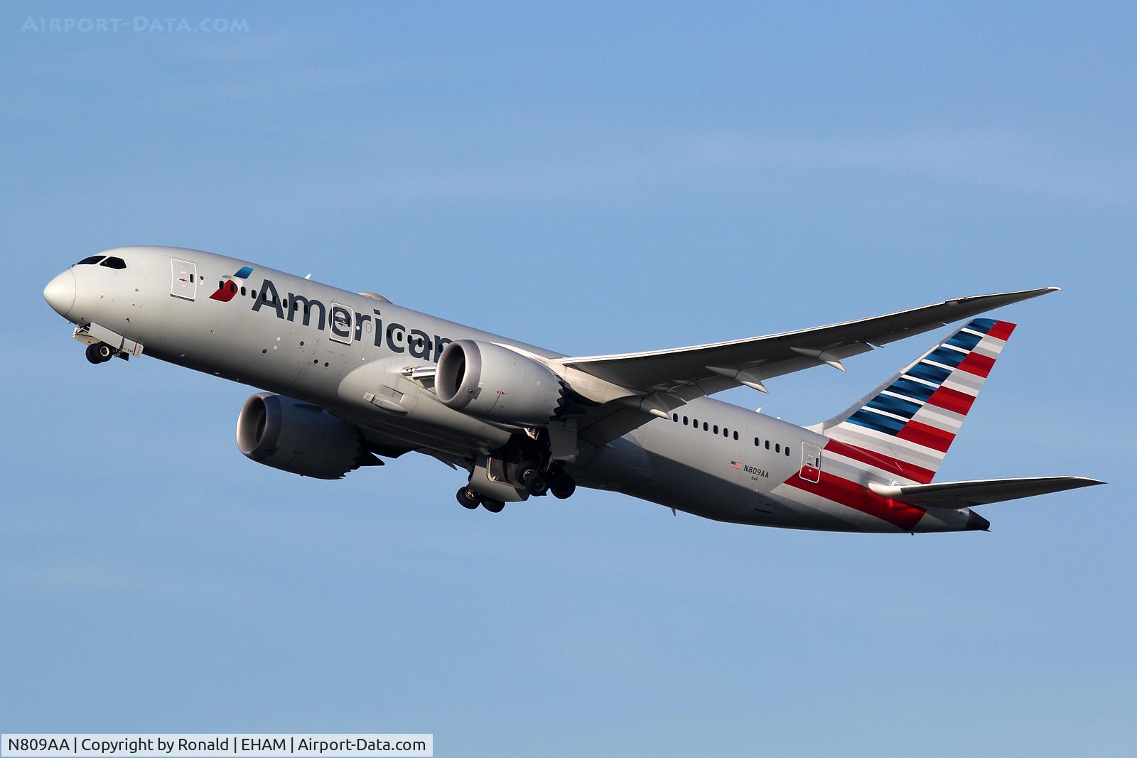 N809AA, 2015 Boeing 787-8 Dreamliner C/N 40627, at spl