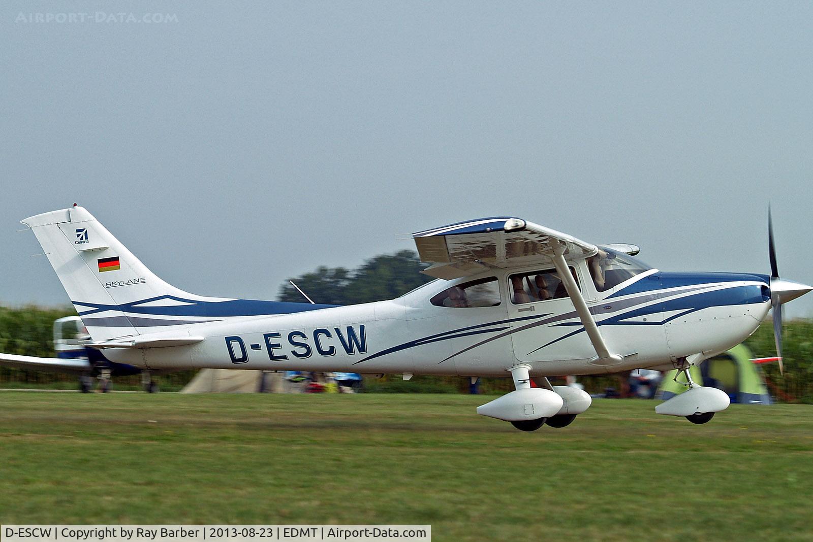 D-ESCW, 2007 Cessna 182T Skylane C/N 18281979, D-ESCW   Cessna 182T Skylane [182-81979] Tannheim~D 23/08/2013