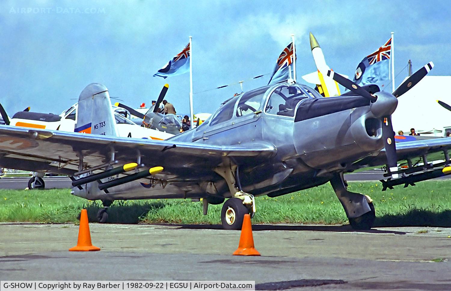 G-SHOW, 1956 Morane-Saulnier MS.733 Alcyon C/N 125, G-SHOW   Morane-Saulnier MS.733 Alcyon [125] Duxford~G 22/09/1982