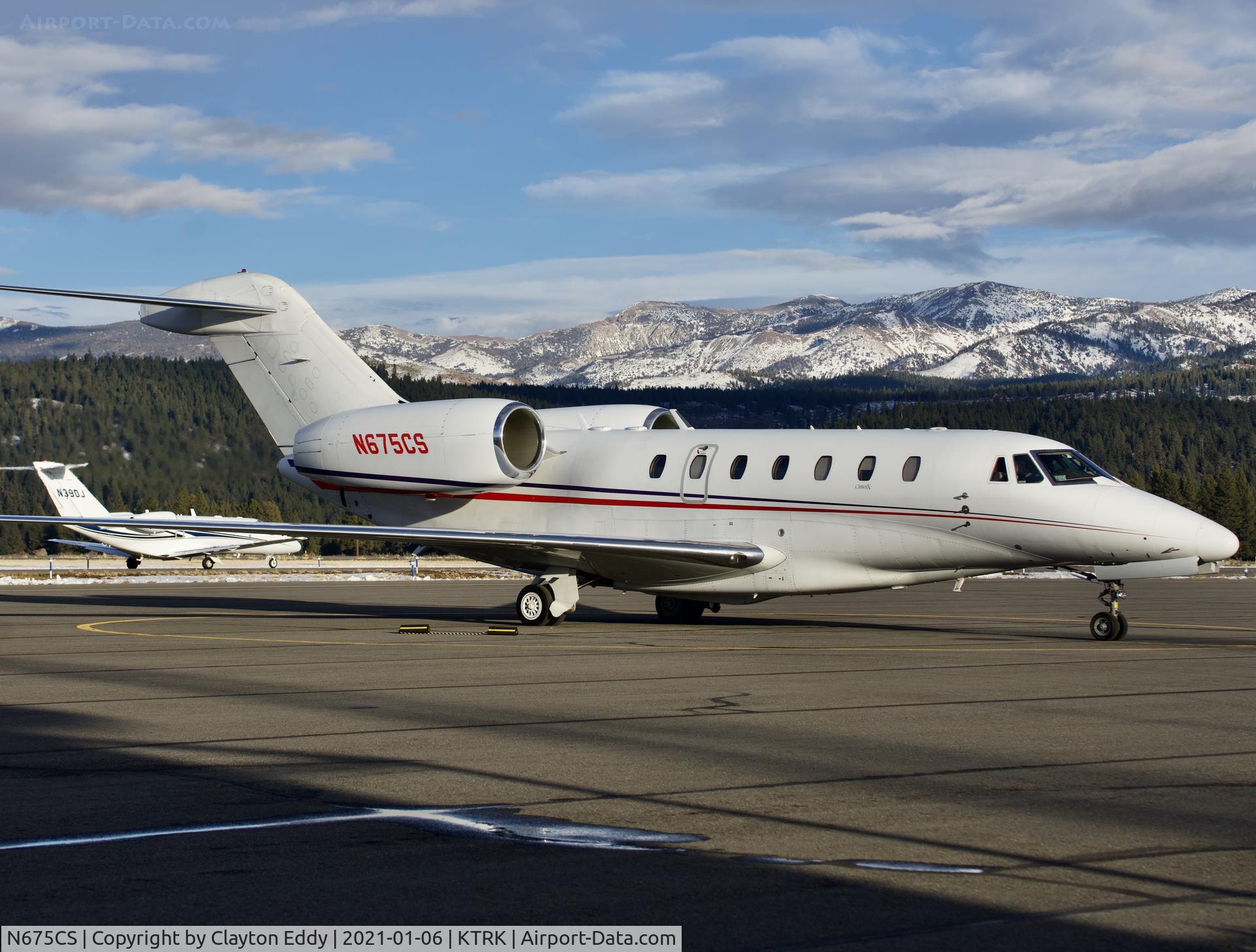 N675CS, 2001 Cessna 750 Citation X Citation X C/N 750-0163, Truckee Airport California 2021.
