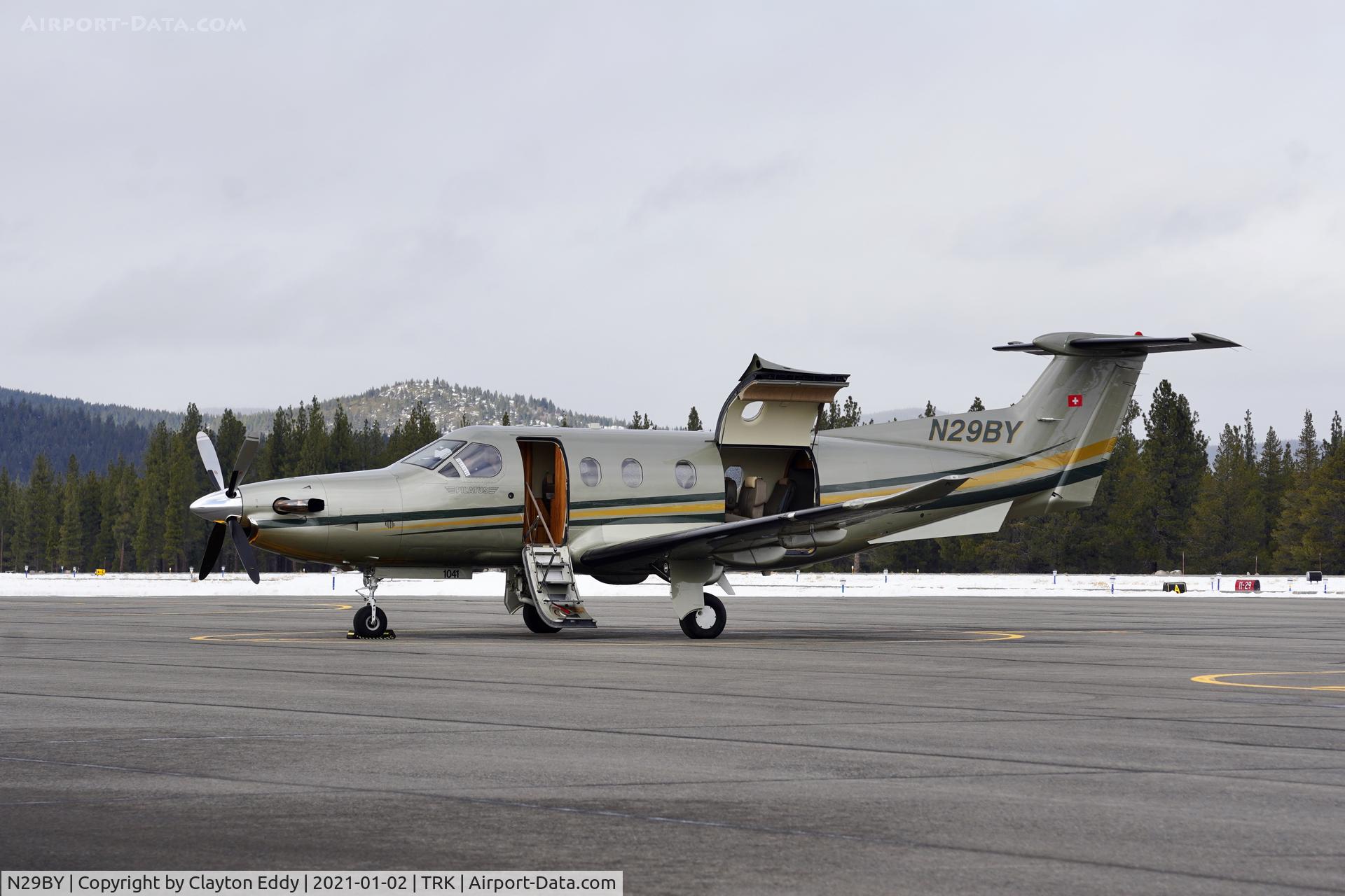 N29BY, 2008 Pilatus PC-12/47E C/N 1041, Truckee airport California 2021.