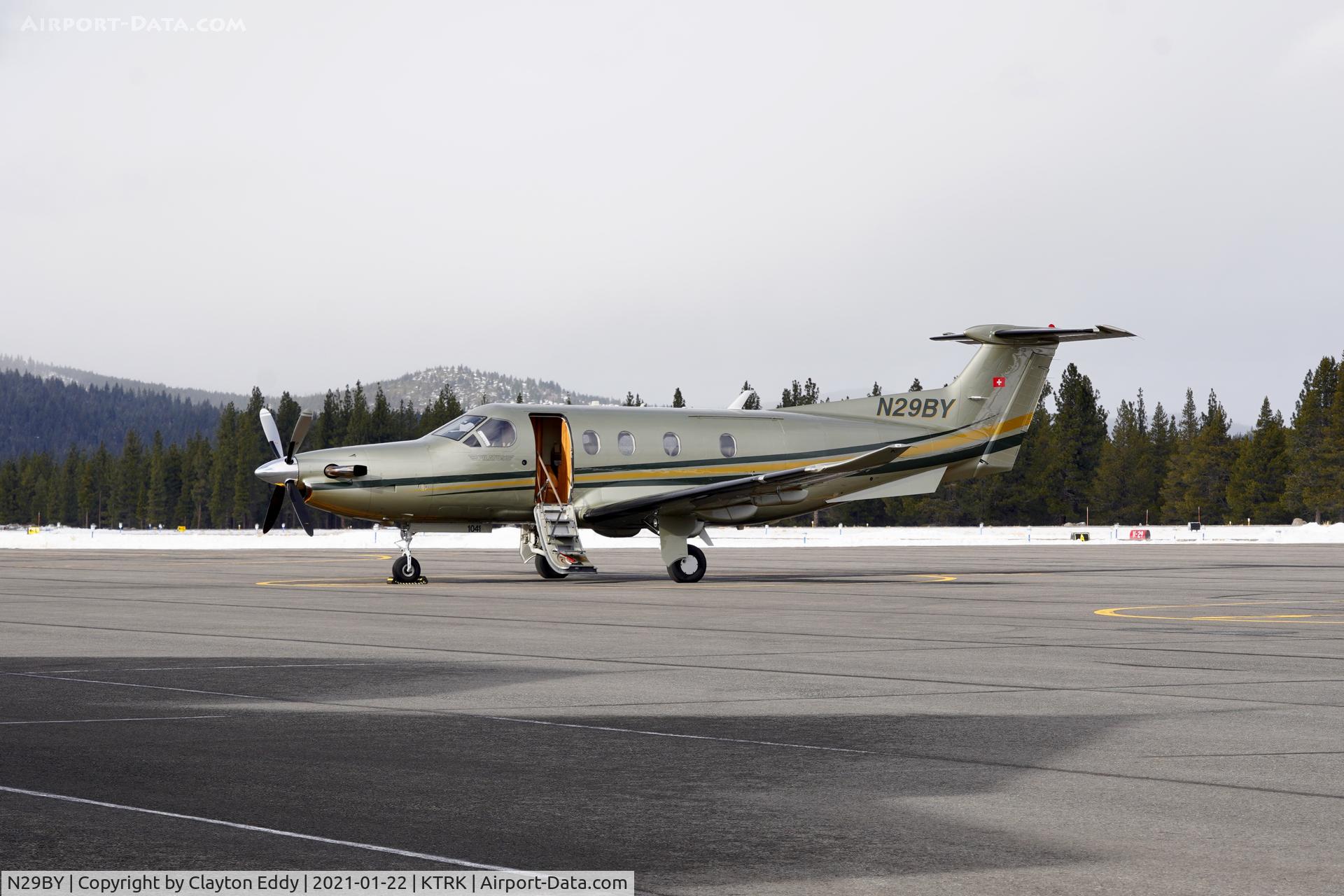 N29BY, 2008 Pilatus PC-12/47E C/N 1041, Truckee airport California 2021.