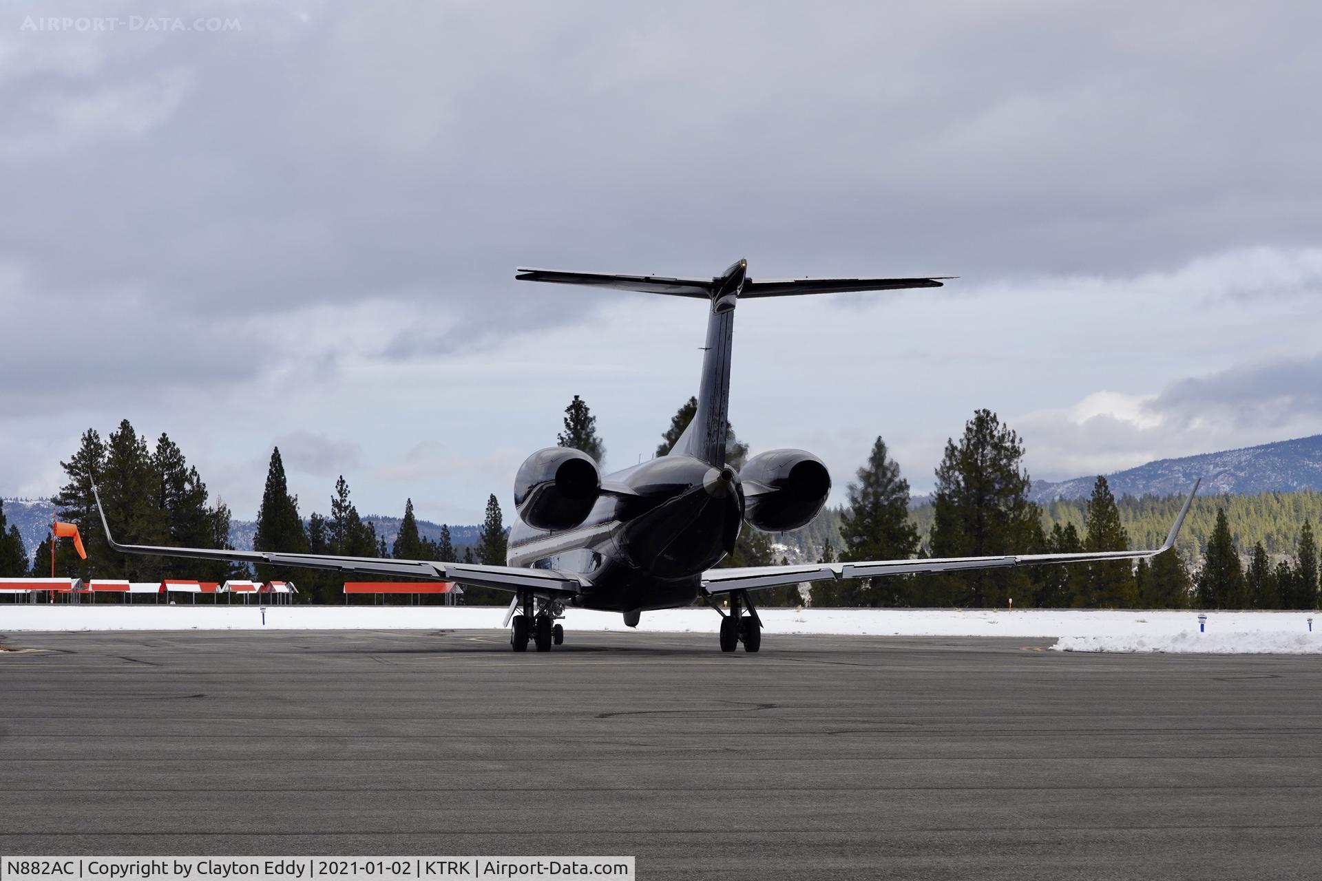 N882AC, 2004 Embraer EMB-135BJ Legacy C/N 145770, Truckee Airport California 2021.