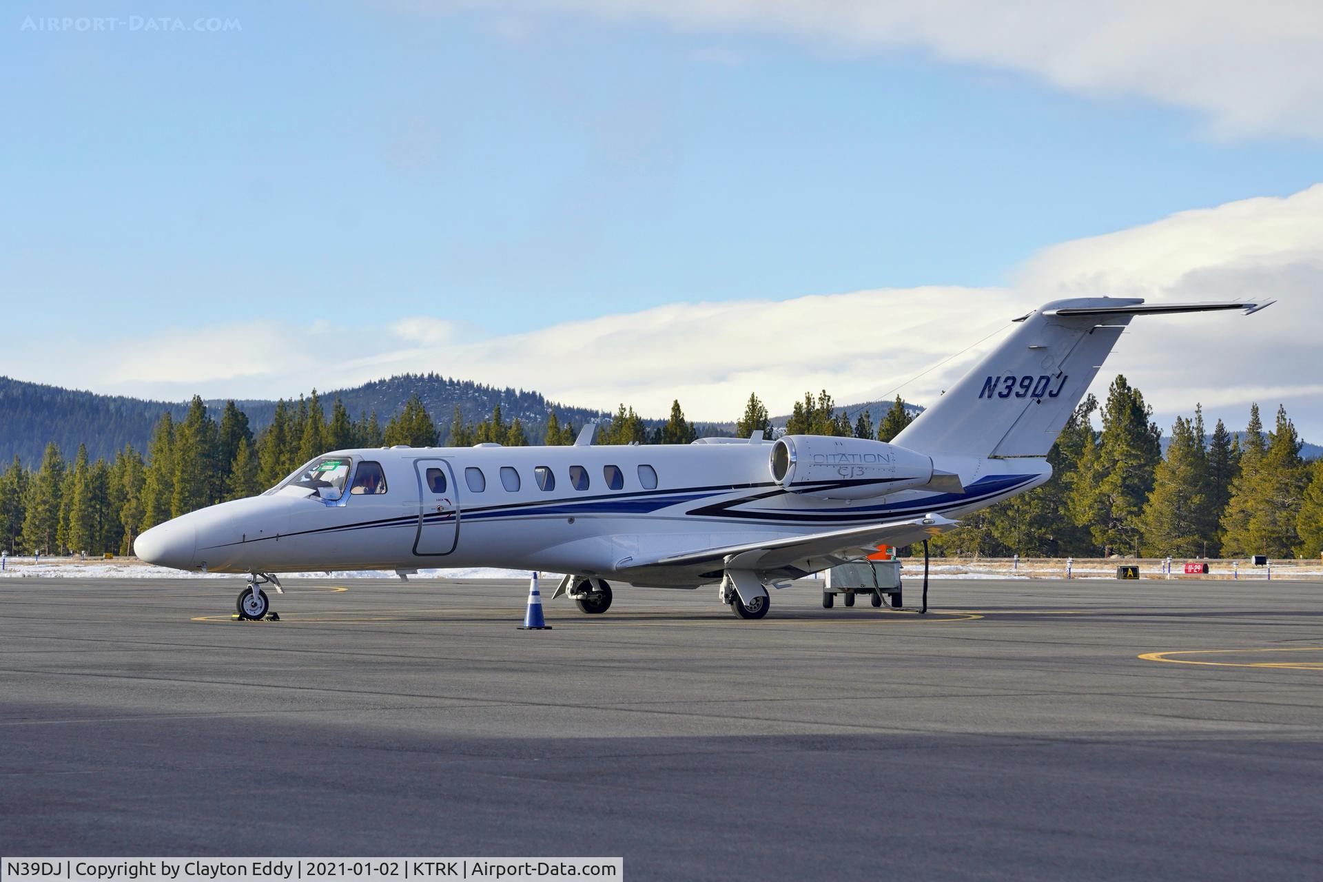 N39DJ, 2006 Cessna 525B CitationJet CJ3 C/N 525B0082, Truckee Airport California 2021.