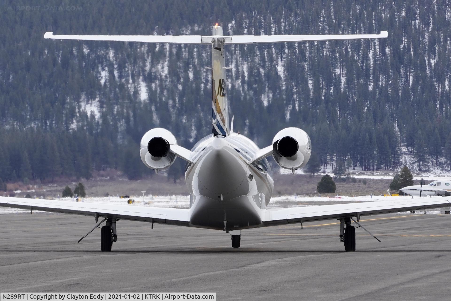 N289RT, 2002 Cessna 525A CitationJet CJ2 C/N 525A-0093, Truckee Airport California 2021.