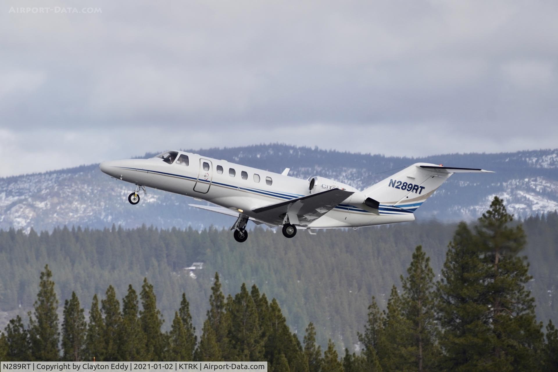 N289RT, 2002 Cessna 525A CitationJet CJ2 C/N 525A-0093, Truckee Airport California 2021.