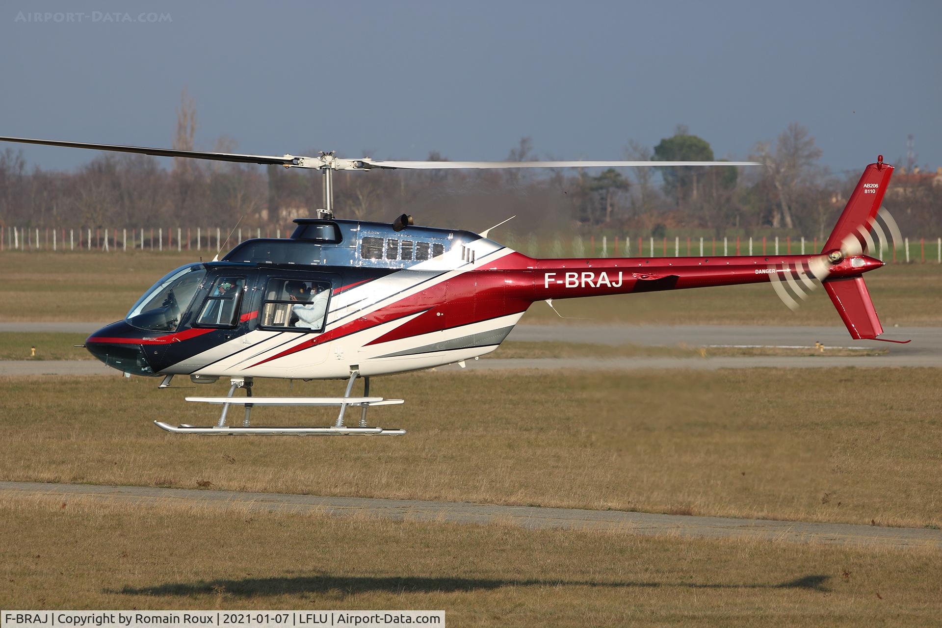 F-BRAJ, 1969 Agusta AB-206B JetRanger II C/N 8110, New color