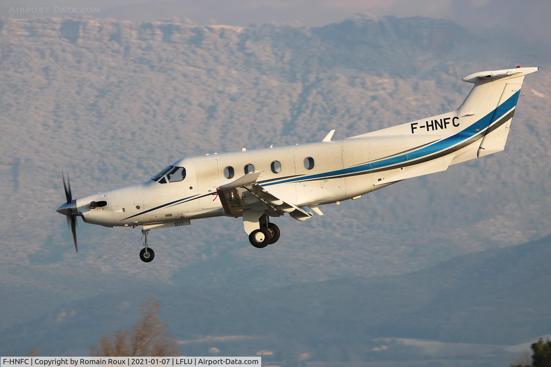 F-HNFC, 2011 Pilatus PC-12/47E C/N 1277, Landing
