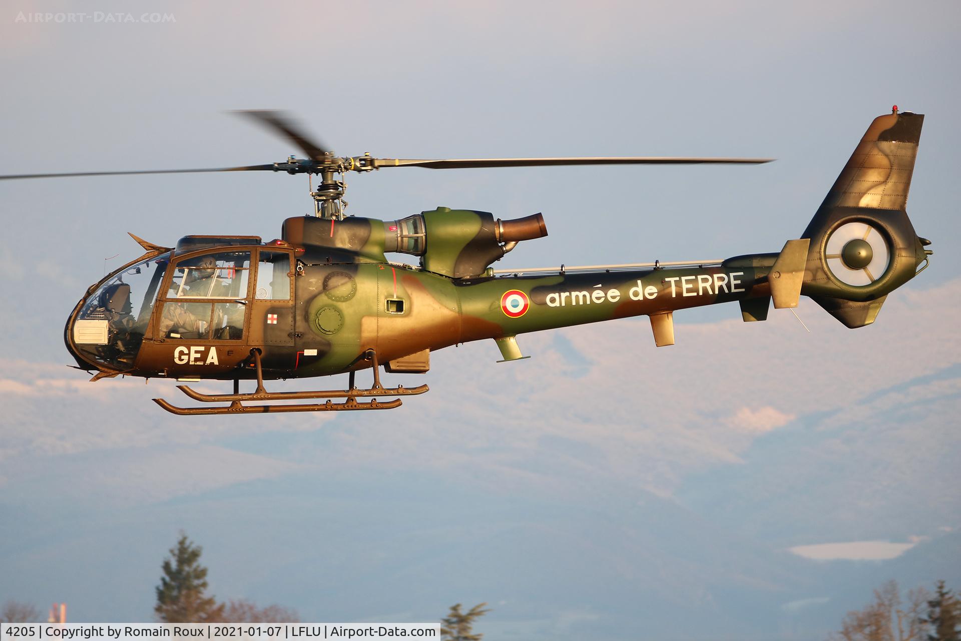 4205, Aérospatiale SA-342M Gazelle C/N 2205, Landing