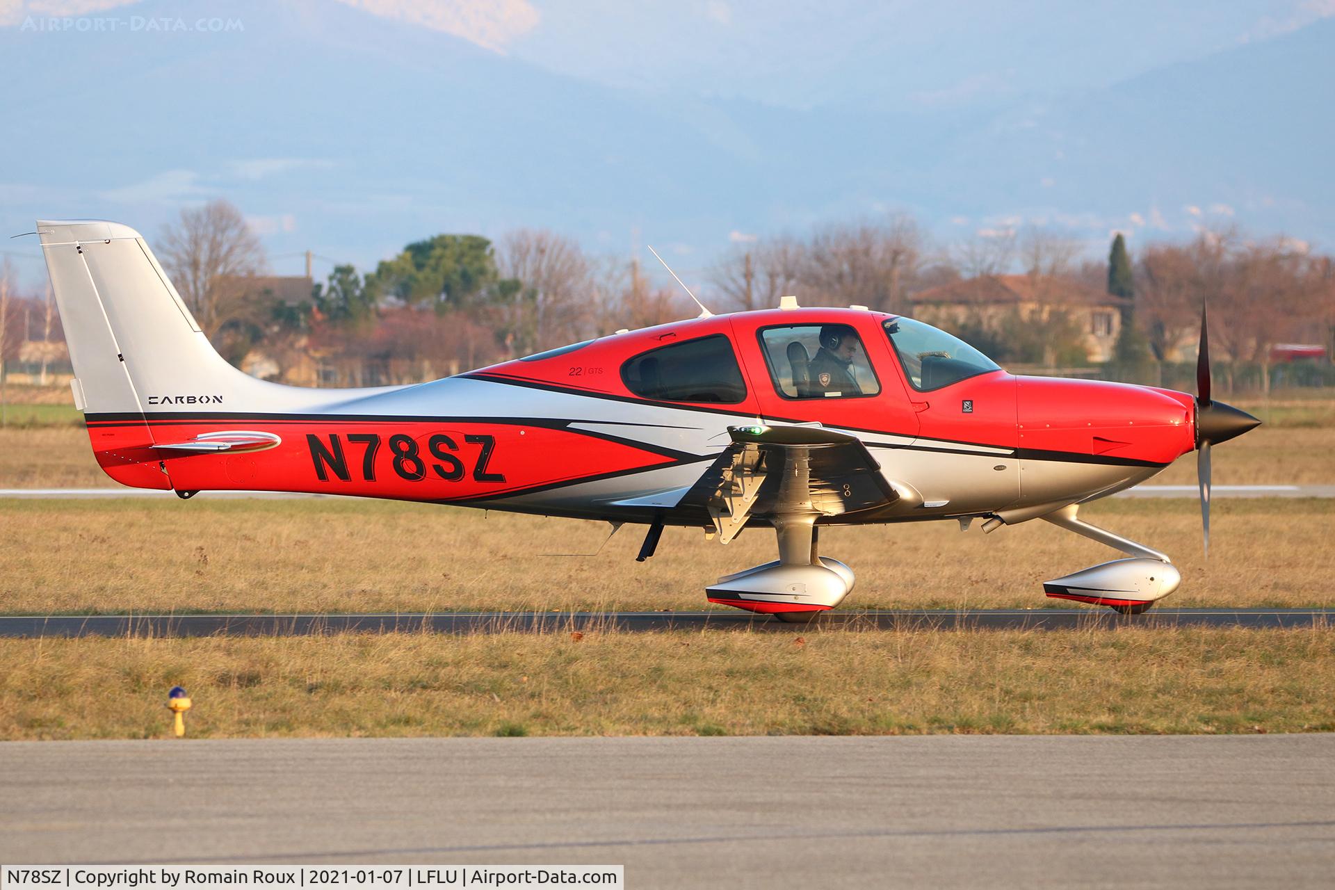 N78SZ, 2016 Cirrus SR-22 G5-GTS Carbon C/N 4301, Taxiing