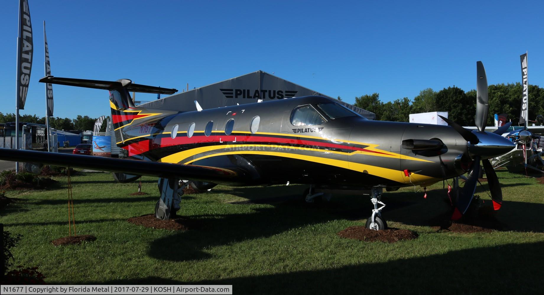 N1677, 2016 Pilatus PC-12/47E C/N 1677, EAA OSH 2017