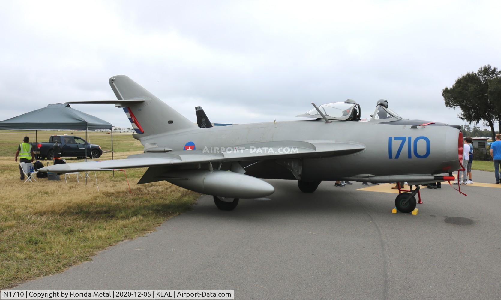 N1710, PZL-Mielec Lim-5 (MiG-17F) C/N 1C1710, Sun N Fun 2020
