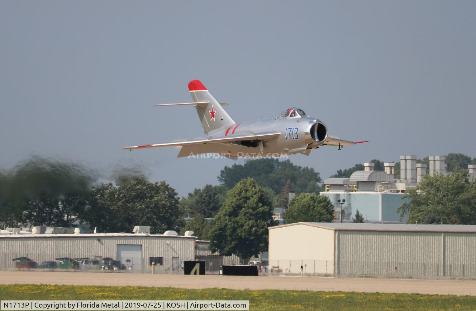 N1713P, 1960 PZL-Mielec Lim-5 (MiG-17F) C/N 1C1713, EAA OSH 2019