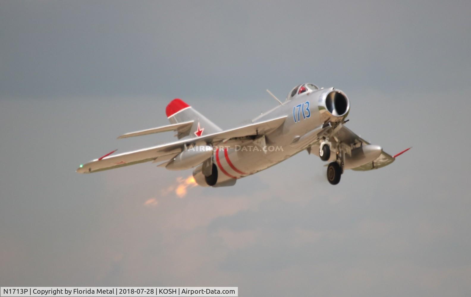 N1713P, 1960 PZL-Mielec Lim-5 (MiG-17F) C/N 1C1713, EAA OSH 2018