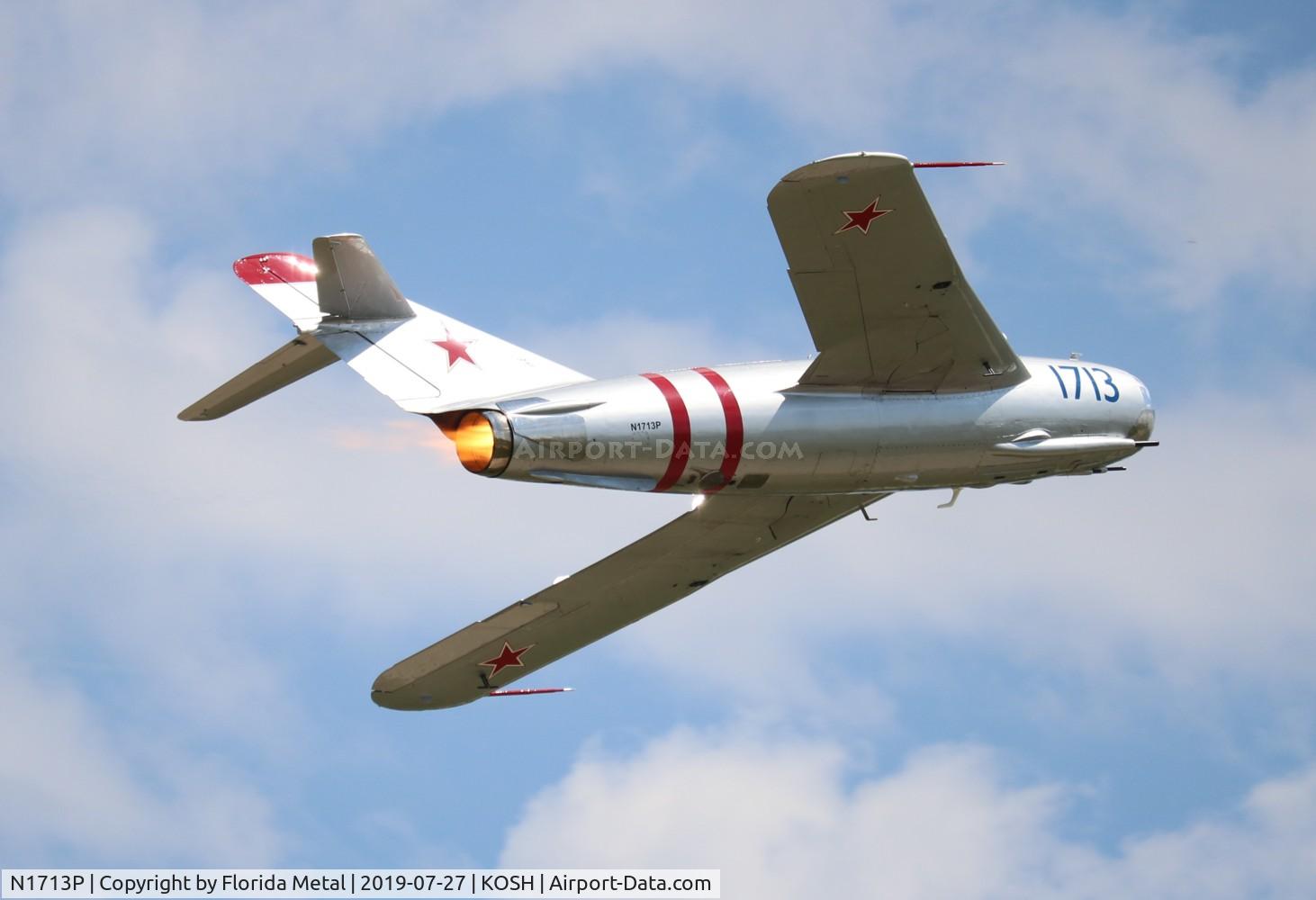 N1713P, 1960 PZL-Mielec Lim-5 (MiG-17F) C/N 1C1713, EAA OSH 2019