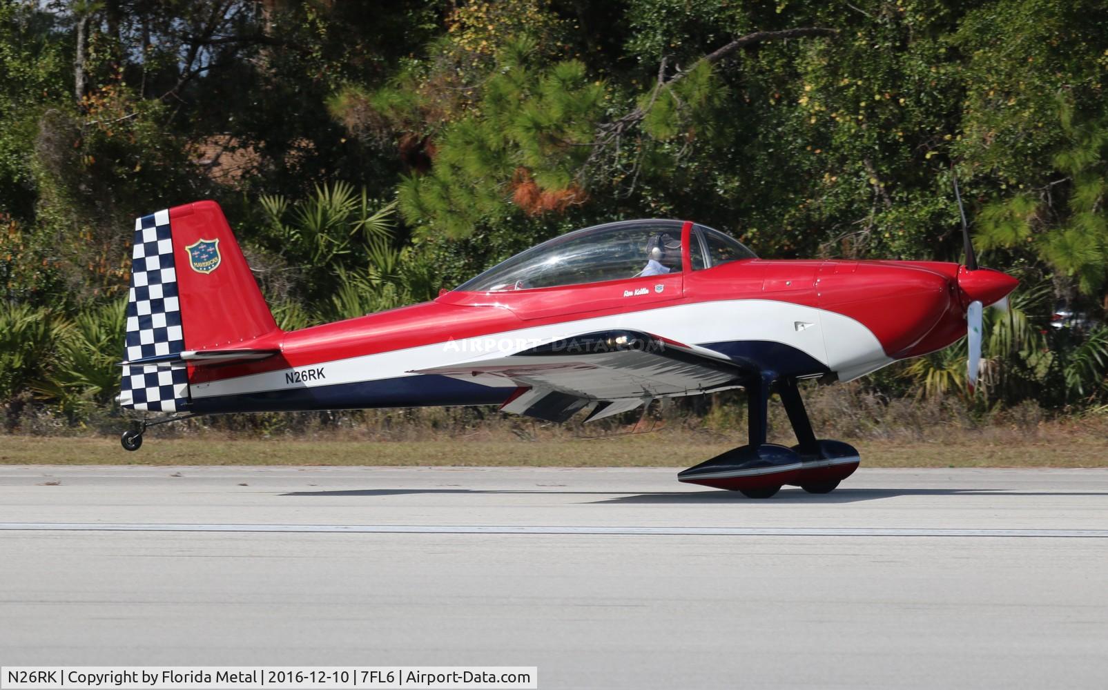 N26RK, 2007 Vans RV-8 C/N 82401, Spruce Creek 2016
