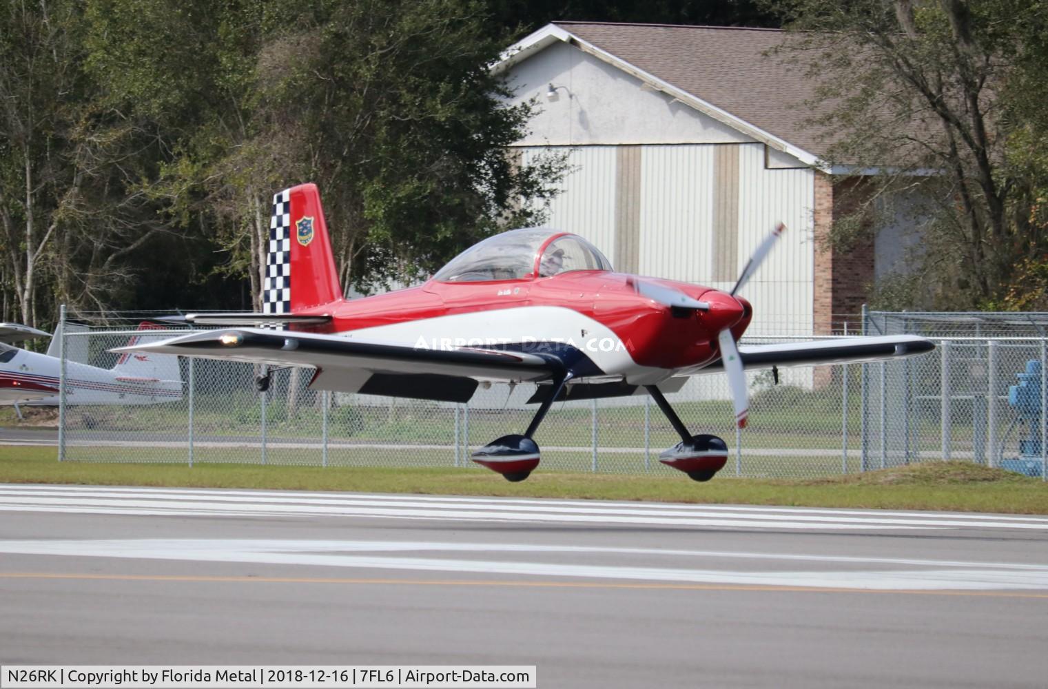 N26RK, 2007 Vans RV-8 C/N 82401, Spruce Creek 2018