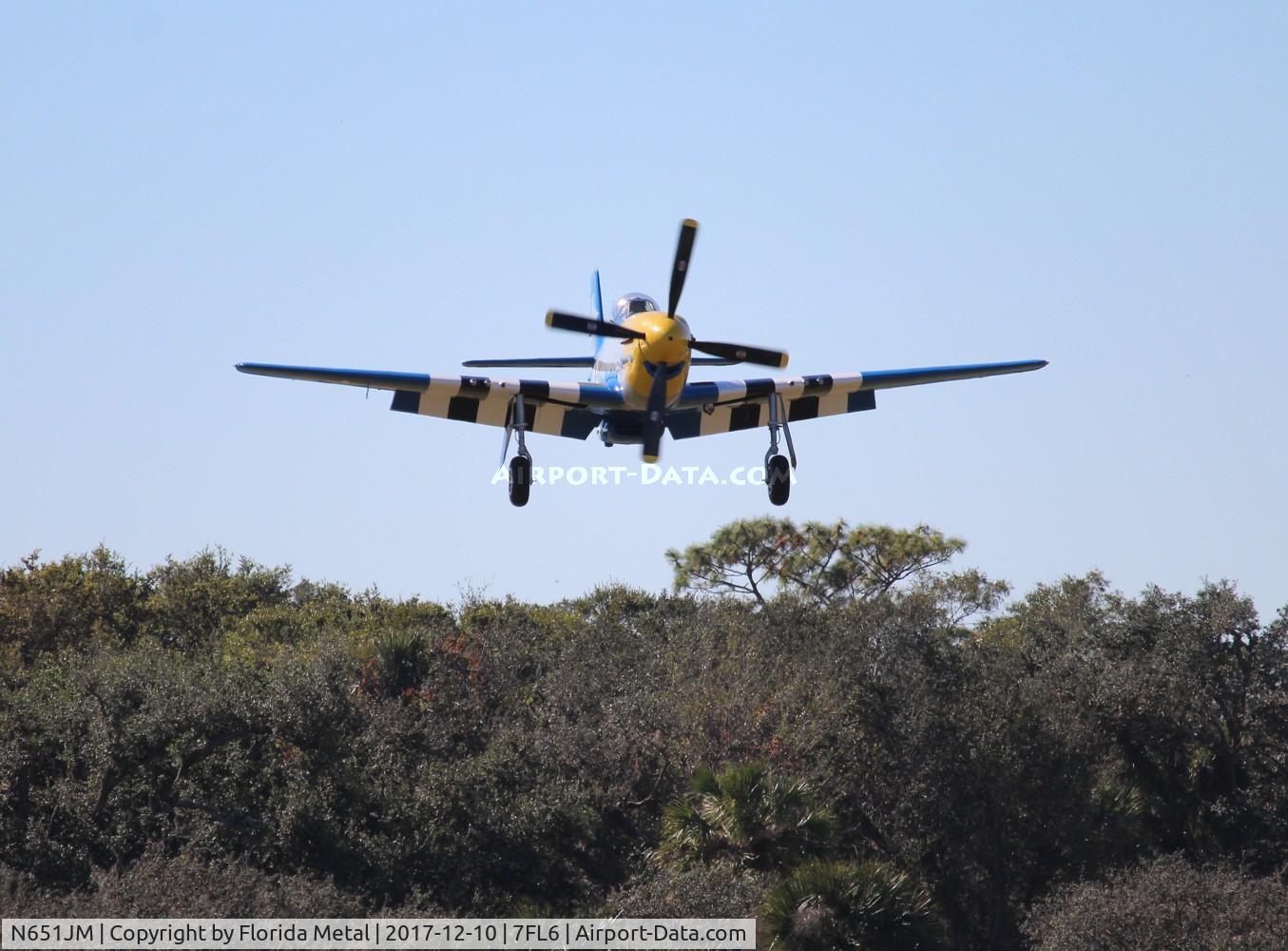 N651JM, 1944 North American/aero Classics P-51D C/N 44-74976, Spruce Creek 2017