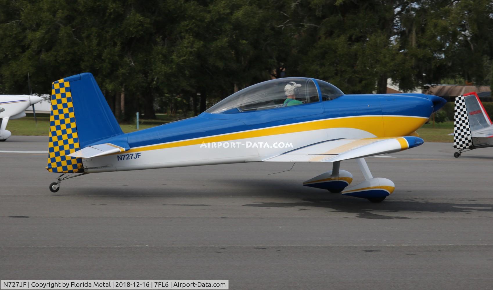 N727JF, 1998 Vans RV-8 C/N 80551, Spruce Creek 2018