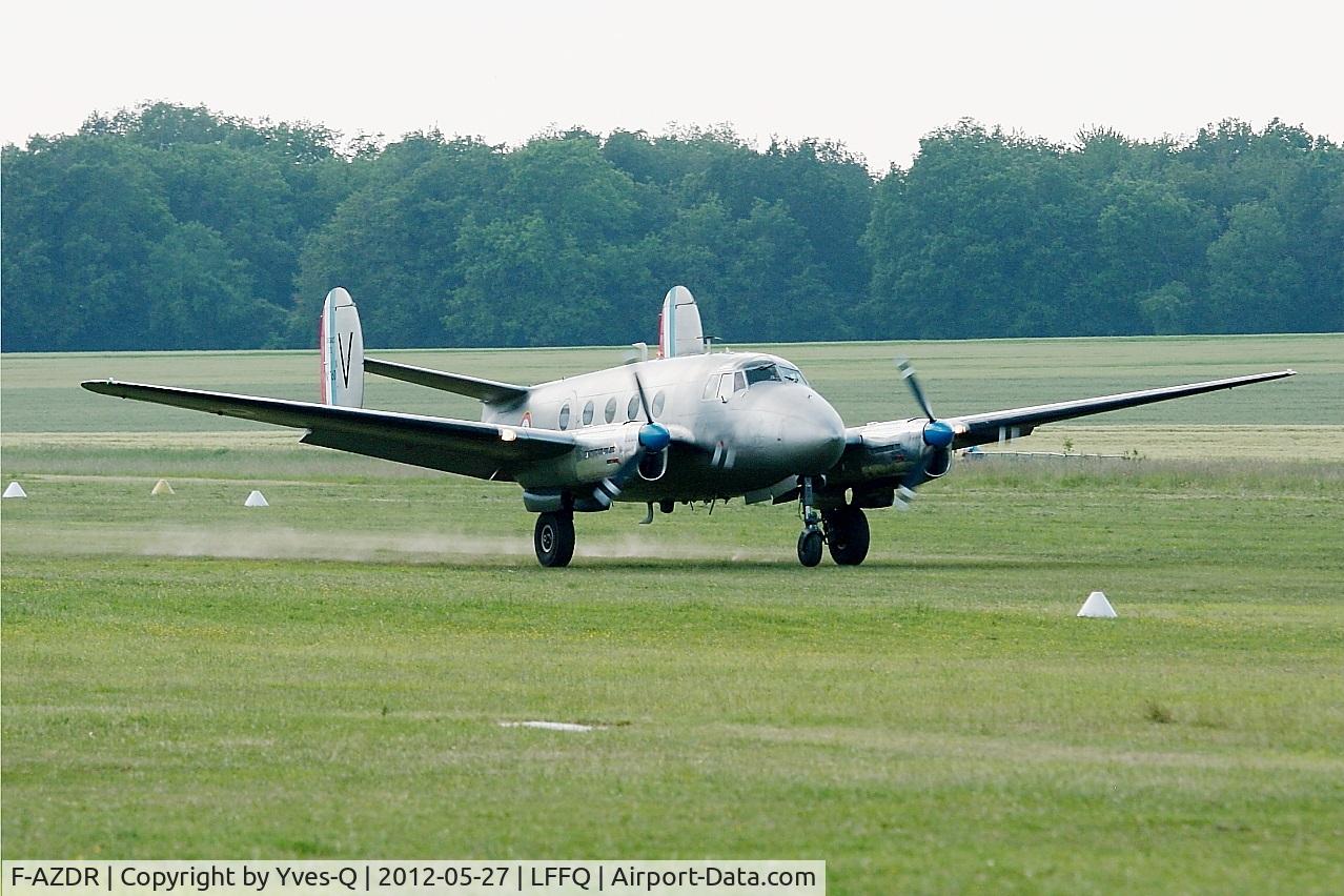 F-AZDR, Dassault MD-312 Flamant C/N 160, Dassault MD-312 Flamant, Landing, La Ferté-Alais Airfield (LFFQ) Air Show 2012